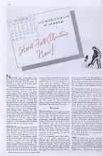 Better Homes & Gardens October 1934 Magazine Article: MEMORANDUM