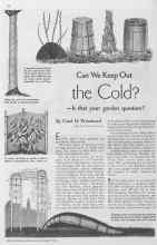 Better Homes & Gardens October 1934 Magazine Article: Can We Keep Out the Cold?