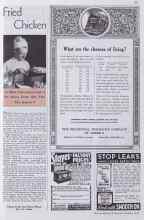 Better Homes & Gardens October 1934 Magazine Article: Fried Chicken