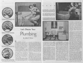 Better Homes & Gardens October 1934 Magazine Article: Let's Discuss Your Plumbing