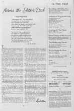 Better Homes & Gardens November 1934 Magazine Article: Across the Editor's Desk
