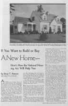 Better Homes & Gardens November 1934 Magazine Article: If You Want to Build or Buy A New Home--