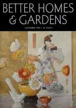 Better Homes & Gardens November 1934 Magazine Cover