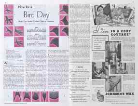 Better Homes & Gardens November 1934 Magazine Article: Now for a Bird Day