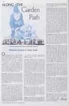 Better Homes & Gardens December 1934 Magazine Article: ALONG THE Garden Path
