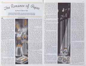 Better Homes & Gardens December 1934 Magazine Article: The Romance of Paper