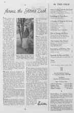 Better Homes & Gardens January 1935 Magazine Article: Across the Editor's Desk