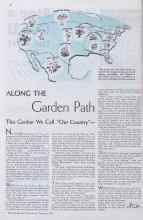 Better Homes & Gardens January 1935 Magazine Article: ALONG THE Garden Path