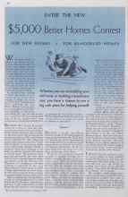 Better Homes & Gardens February 1935 Magazine Article: ENTER THE NEW $5,000 Better Homes Contest