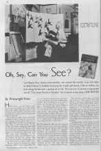 Better Homes & Gardens March 1935 Magazine Article: Oh, Say, Can You See?
