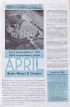 Better Homes & Gardens March 1935 Magazine Article: You'll find hundreds of NEW IDEAS for your home in the big