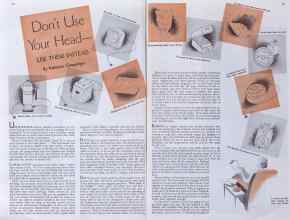 Better Homes & Gardens March 1935 Magazine Article: Don't Use Your Head--USE THESE INSTEAD