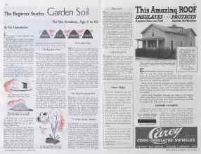 Better Homes & Gardens March 1935 Magazine Article: The Beginner Studies Garden Soil