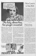 Better Homes & Gardens April 1935 Magazine Article: New Lawns