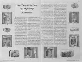 Better Homes & Gardens April 1935 Magazine Article: Little Things in the House You Might Forget