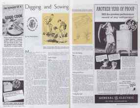 Better Homes & Gardens April 1935 Magazine Article: Digging and Sowing