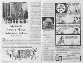 Better Homes & Gardens April 1935 Magazine Article: Let's Go to the Flower Show to Learn About Gardening