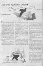 Better Homes & Gardens May 1935 Magazine Article: Just What the Doctor Ordered