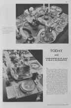 Better Homes & Gardens May 1935 Magazine Article: TODAY and YESTERDAY