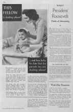 Better Homes & Gardens May 1935 Magazine Article: WHAT President Roosevelt Thinks of Advertising