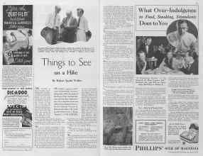 Better Homes & Gardens May 1935 Magazine Article: Things to See on a Hike