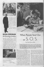 Better Homes & Gardens June 1935 Magazine Article: When Parents Send Out an S. O. S.