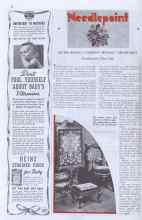 Better Homes & Gardens June 1935 Magazine Article: Needlepoint