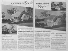 Better Homes & Gardens June 1935 Magazine Article: A HOUSE FOR THE South