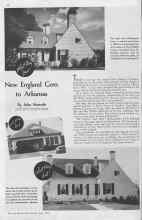 Better Homes & Gardens July 1935 Magazine Article: New England Goes to Arkansas