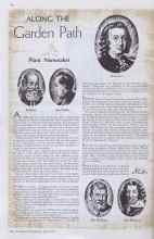 Better Homes & Gardens July 1935 Magazine Article: ALONG THE Garden Path