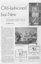 Better Homes & Gardens August 1935 Magazine Article: Old-fashioned but New