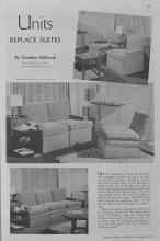Better Homes & Gardens August 1935 Magazine Article: Units REPLACE SUITES