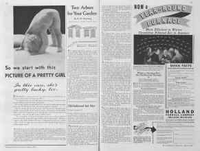 Better Homes & Gardens August 1935 Magazine Article: Two Arbors for Your Garden