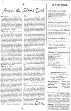 Better Homes & Gardens September 1935 Magazine Article: Across the Editor's Desk