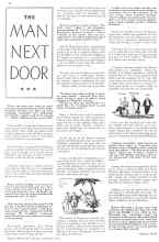 Better Homes & Gardens September 1935 Magazine Article: THE MAN NEXT DOOR