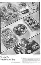 Better Homes & Gardens September 1935 Magazine Article: Thru the Day With Platter and Tray