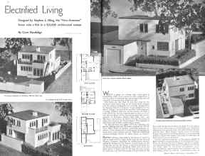 Better Homes & Gardens September 1935 Magazine Article: Electrified Living
