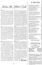 Better Homes & Gardens October 1935 Magazine Article: Across the Editor's Desk