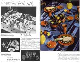 Better Homes & Gardens October 1935 Magazine Article: IN FASHION