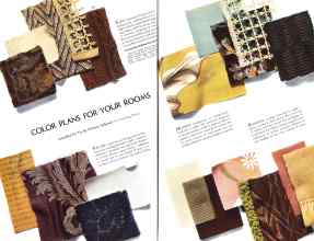 Better Homes & Gardens October 1935 Magazine Article: COLOR PLANS FOR YOUR ROOMS ... For You By Christine Holbrook, Home Furnishing Director