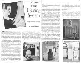 Better Homes & Gardens October 1935 Magazine Article: Let's Look at Your Heating System