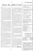 Better Homes & Gardens November 1935 Magazine Article: Across the Editor's Desk