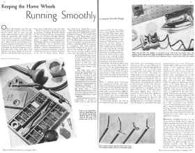 Better Homes & Gardens November 1935 Magazine Article: Keeping the Home Wheels