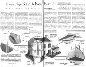 Better Homes & Gardens November 1935 Magazine Article: So You're Going to Build a New Home!
