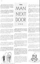 Better Homes & Gardens December 1935 Magazine Article: THE MAN NEXT DOOR