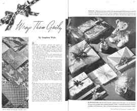 Better Homes & Gardens December 1935 Magazine Article: Wrap Them Gaily