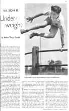 Better Homes & Gardens January 1936 Magazine Article: MY SON IS Underweight