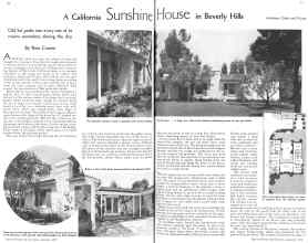Better Homes & Gardens January 1936 Magazine Article: A California Sunshine House in Beverly Hills
