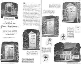 Better Homes & Gardens January 1936 Magazine Article: Switch on Your Welcome!