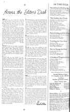 Better Homes & Gardens February 1936 Magazine Article: Across the Editor's Desk